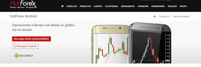 Opiniones sobre la app de trading para dispositivos móviles del broker HotForex