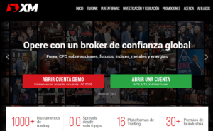 Comisiones y tarifas del broker XM